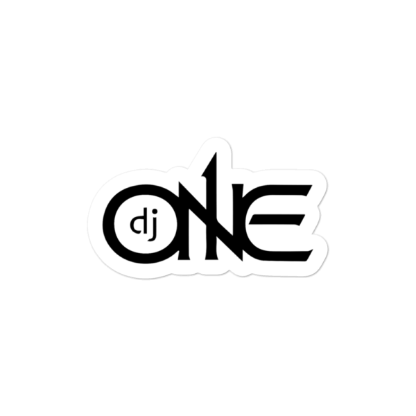 DJ ONE 1 Sticker - Image 2