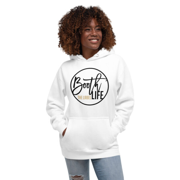 Latitude Unisex Black Logo Hoodie - Image 4