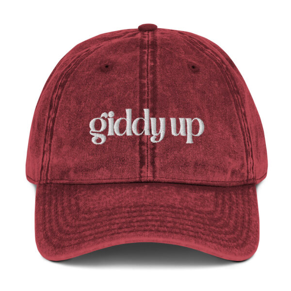 Giddy Up Vintage Dad Hat - Image 3