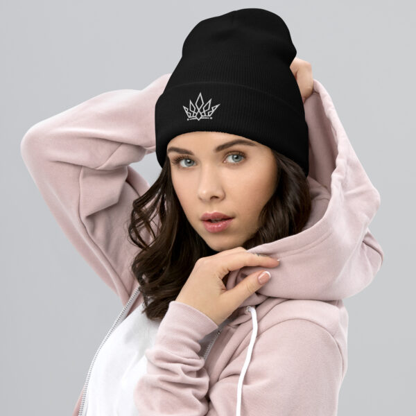 Crown Cuffed Beanie - Image 2