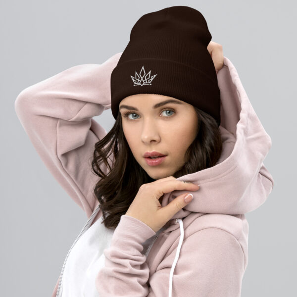 Crown Cuffed Beanie - Image 3