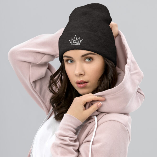 Crown Cuffed Beanie - Image 4