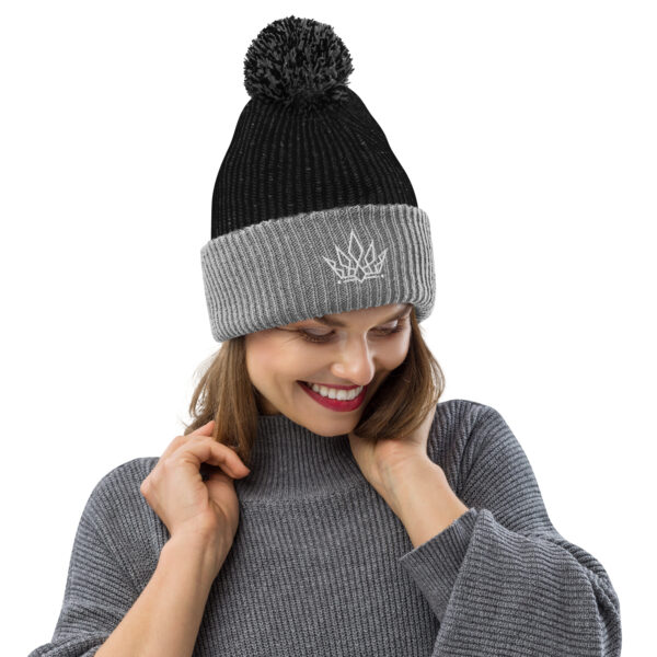 Crown Pom-Pom Beanie